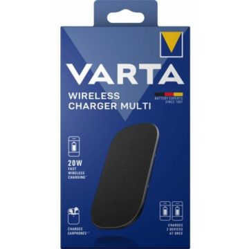   VARTA PORTABLE WIRELESS CHARGER MULTI VEZETÉK NÉLKÜLI 20W TÖLTŐ 57906101111