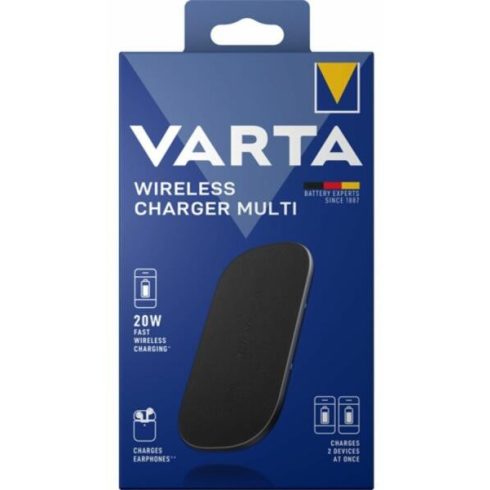 VARTA PORTABLE WIRELESS CHARGER MULTI VEZETÉK NÉLKÜLI 20W TÖLTŐ 57906101111