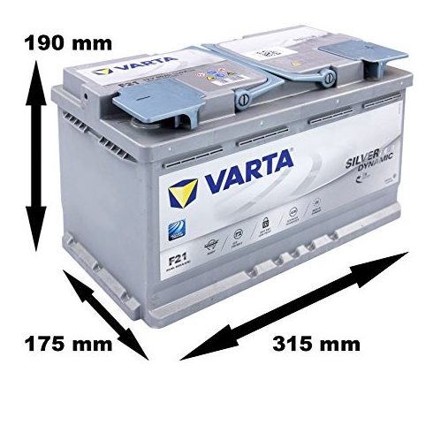 Varta Start-Stop Plus Agm 580901080 12V 80AH 800A J+ akkumulátor