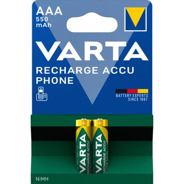 VARTA PHONE akkumulátor mikro/ AAA 550 mAh BL2 58397101402