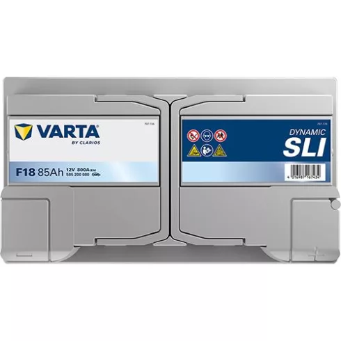 Varta Dynamic SLI - 12v 85ah - autó akkumulátor - jobb+ *alacsony 585200080K262