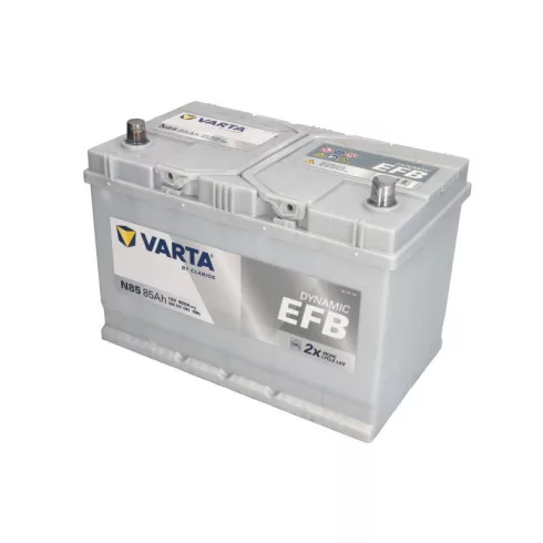 Varta Dynamic EFB - 12v 85ah - autó akkumulátor - jobb+ ázsia 585501080K262