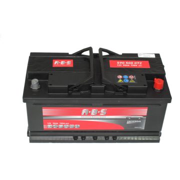   Abs Universal - 12v 90ah - autó akkumulátor - jobb+ *alacsony 590500072