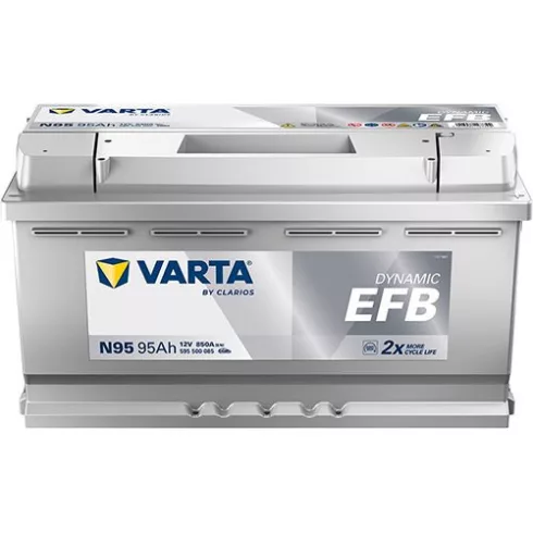 Varta Dynamic EFB - 12v 95ah - autó akkumulátor - jobb+ 595500085K262
