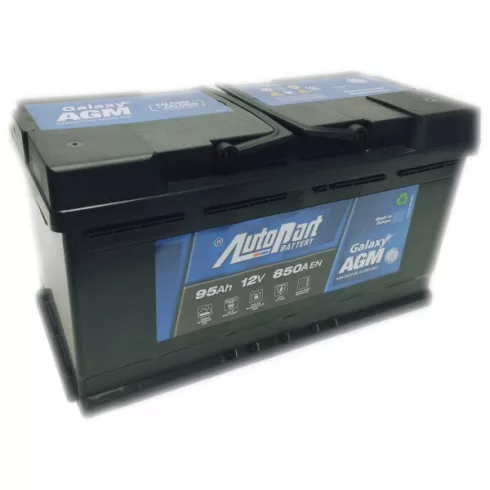 AutoPart Galaxy AGM Start-Stop 12V 95Ah 850A Jobb+ autó akkumulátor 595575AP