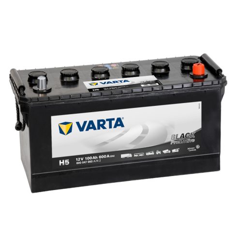 Varta Promotive Black 12v 100ah 600A teherautó akkumulátor jobb+