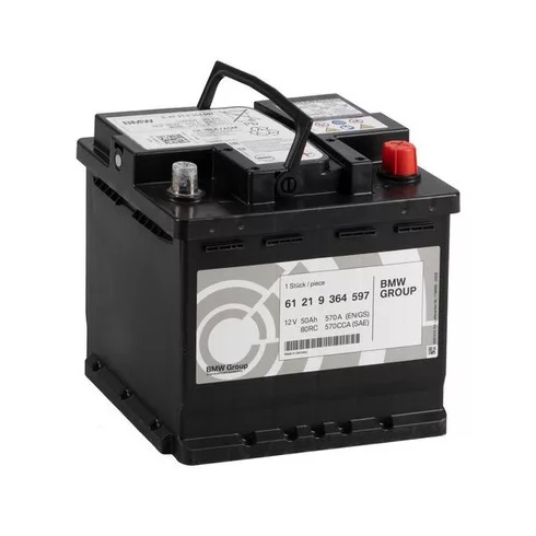 BMW OE AGM 12V 50Ah 570A Jobb+ indító akkumulátor 61219364597