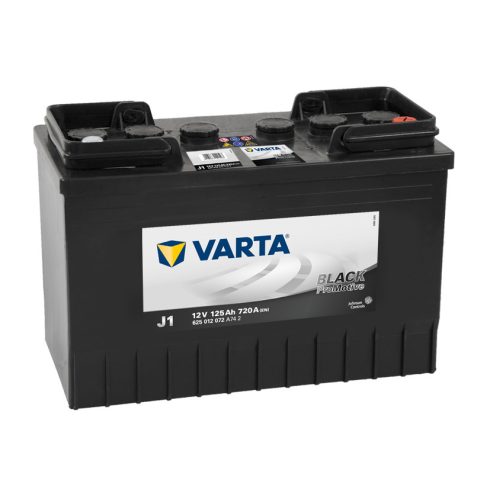 Varta Promotive Black 12v 125ah 720A teherautó akkumulátor jobb+ Nagy Iveco