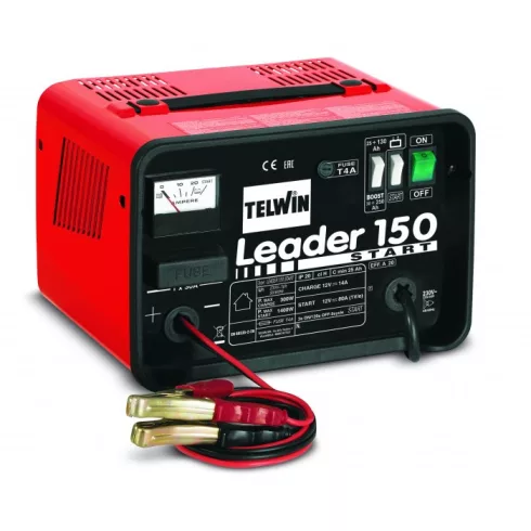 Telwin LEADER 150 START akkumulátor töltő és indítássegítő 12V 20A 807599