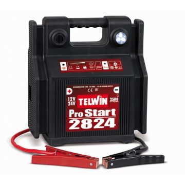   Telwin Pro Start 2824 12/24V 2500A bikázó, indítószerkezet 829517