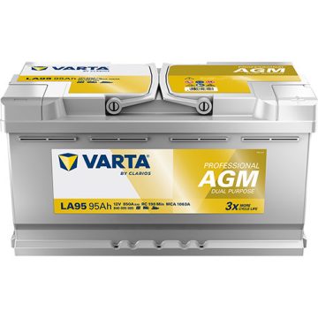   Varta Professional Dual Purpose AGM - 12v 95ah - meghajtó akkumulátor - jobb+ 840095085K312