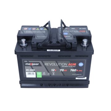   Maxgear AGM Start-Stop 12V 70Ah 760A jobb+ autó akkumulátor 85-0051