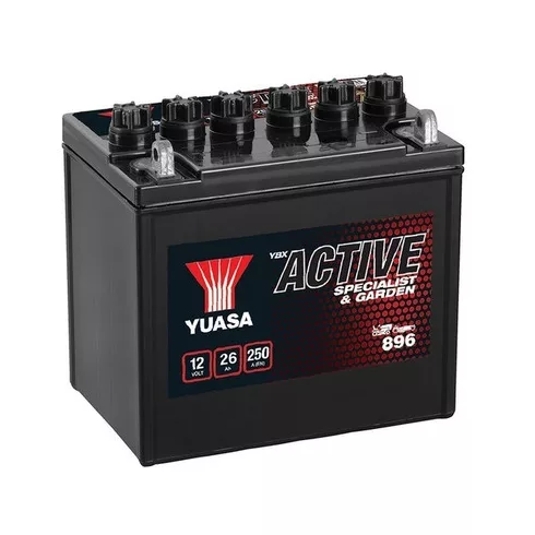 YUASA 12V 26Ah 250A Bal+ Indító akkumulátor 896
