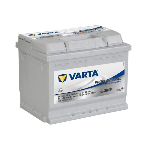 Varta Professional Dual Purpose 12v 60ah 51A meghajtó akkumulátor jobb+