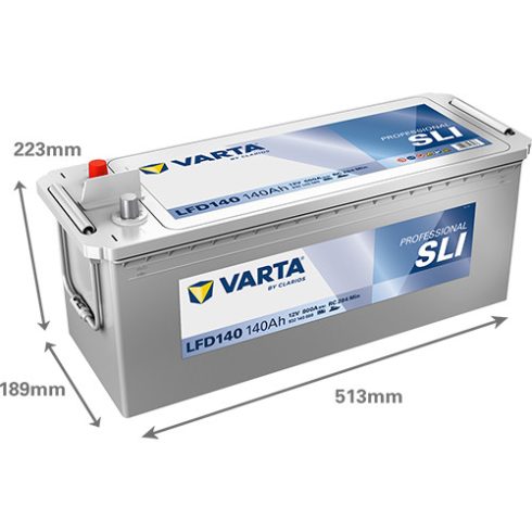 Varta Professional Dual Purpose - 12v 140ah - meghajtó akkumulátor 932140080K312