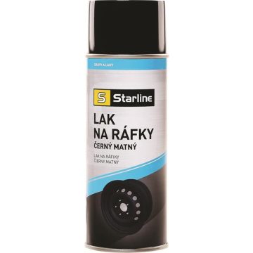 Starline keréktárcsa festék spray (matt fekete) 400 ml