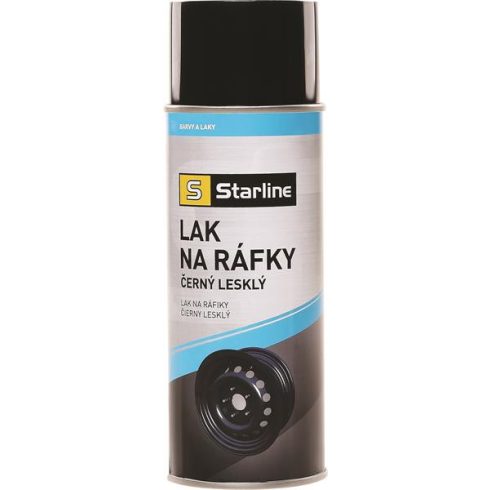 Starline keréktárcsa festék spray (fényes fekete) 400 ml