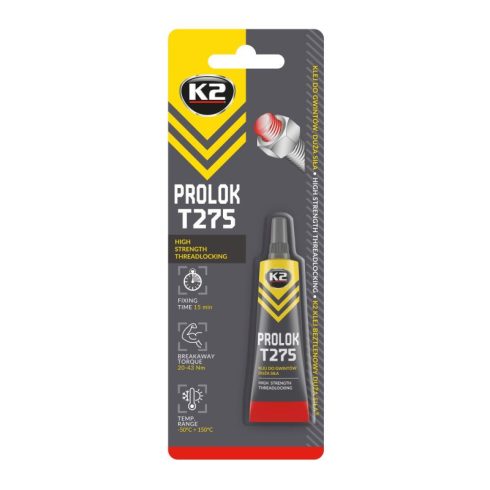 K2 PROLOK HIGH nagy szilárdságú anaerob ragasztó ( menet-ragasztó) 6ml B151N