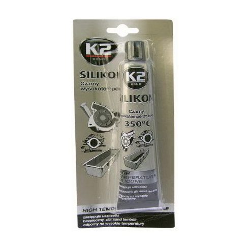 K2 SILICONE B210 85g fekete szilikon