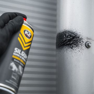 K2 SILGUM CZARNY 400 ml B440 tömítőanyag (fekete) spray
