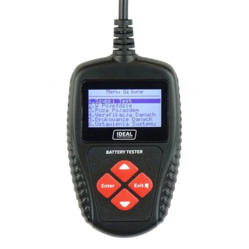 Ideal akkumulátor teszter- ellenőrző készülék, akkumulátor BDT101