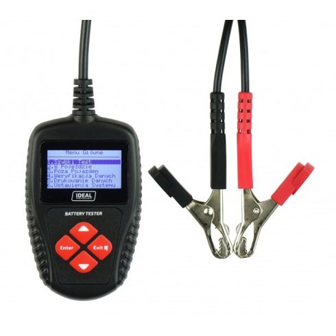 Ideal akkumulátor teszter- ellenőrző készülék, akkumulátor BDT101