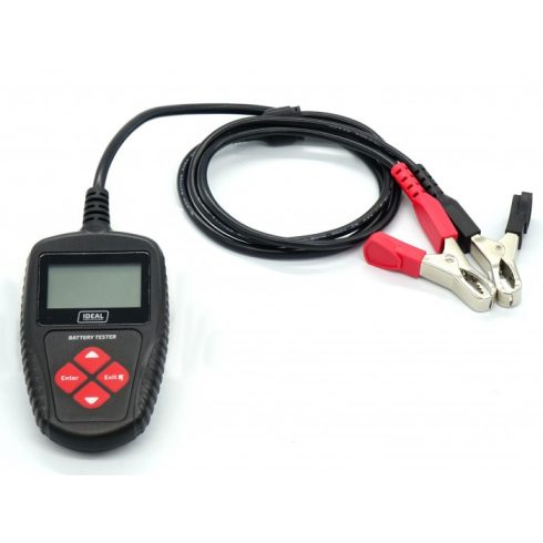 Ideal akkumulátor teszter- ellenőrző készülék, akkumulátor BDT101
