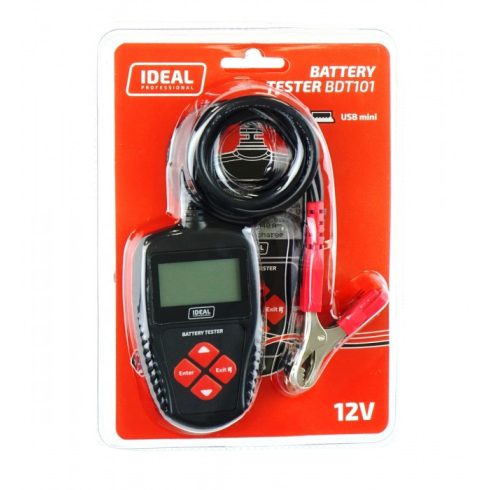 Ideal akkumulátor teszter- ellenőrző készülék, akkumulátor BDT101