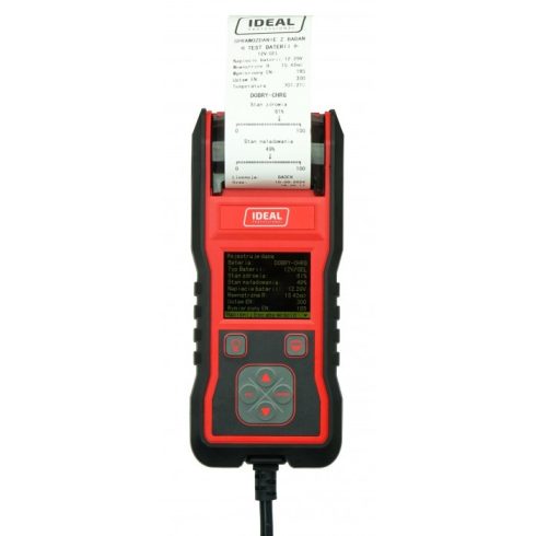 Ideal  Ellenőrző készülék, akkumulátor + nyomtató BDT4000A