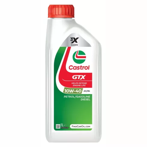 CASTROL GTX 10W-40 A3/B4 1L Motorolaj