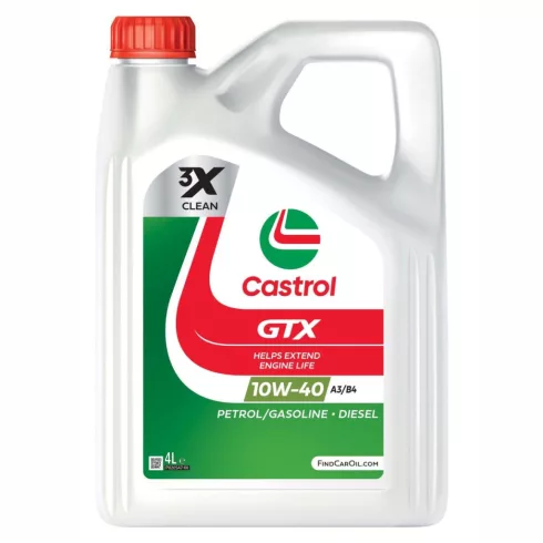 CASTROL GTX 10W-40 A3/B4 4L motorolaj