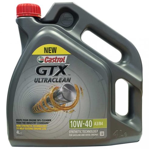 Castrol Gtx Ultraclean 10W-40 A3/B4 4 L Motorolaj