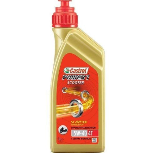 CASTROL POWER 1 SCOOTER 4T 5W-40 1L Motorkerékpár olaj