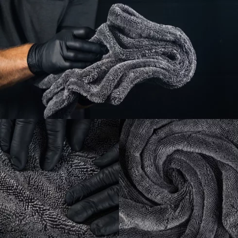 K2 TWISTON PRO kétoldalas csavart bolyhos szárító törölköző D0225