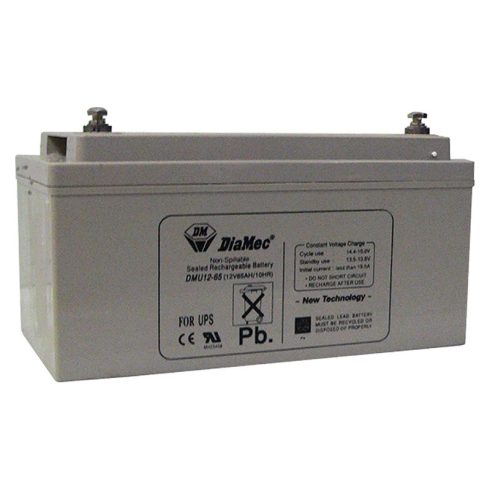 DIAMEC AGM akkumulátor; 12V / 65Ah; zárt, gondozásmentes DM12-65UPS