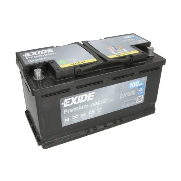 Exide Premium EA1000 12V 100Ah 900A Jobb+ akkumulátor