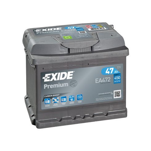 Exide Premium EA472 12V 47Ah 450A Jobb+ akkumulátor