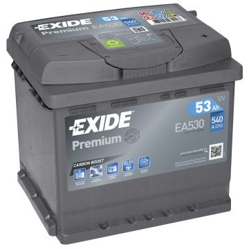 Exide Premium EA530 12V 53Ah 540A Jobb+ akkumulátor