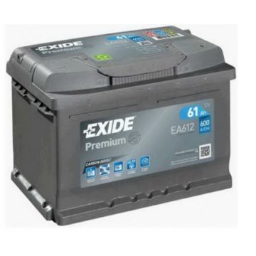 Exide Premium EA612 12V 61Ah 600A Jobb+ akkumulátor
