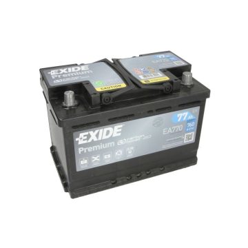 Exide Premium EA770 12V 77Ah 760A Jobb+ akkumulátor