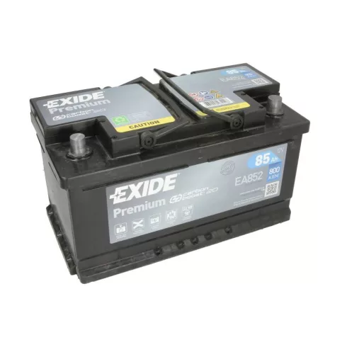 Exide Premium EA852 12V 85Ah 800A Jobb+ akkumulátor