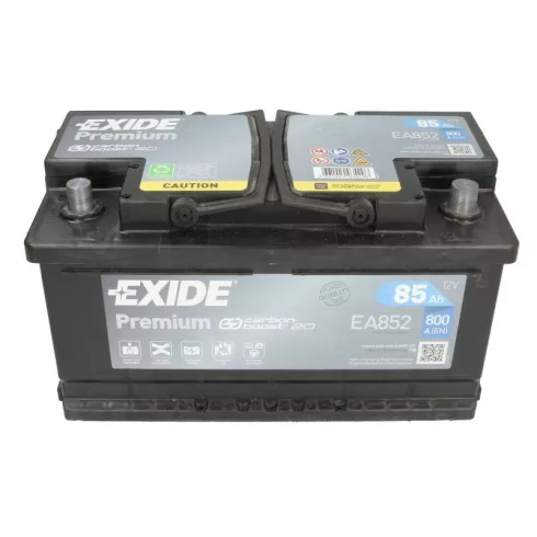 Exide Premium EA852 12V 85Ah 800A Jobb+ akkumulátor