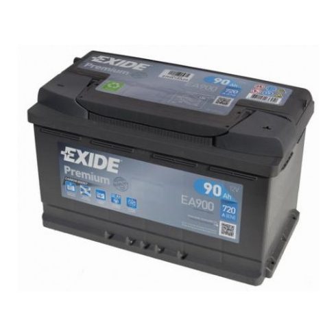 Exide Premium EA900 12V 90Ah 720A Jobb+ akkumulátor