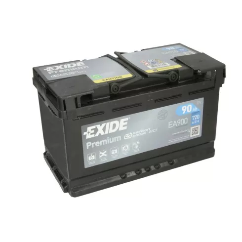 Exide Premium EA900 12V 90Ah 720A Jobb+ akkumulátor