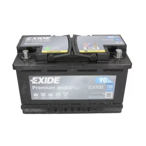 Exide Premium EA900 12V 90Ah 720A Jobb+ akkumulátor