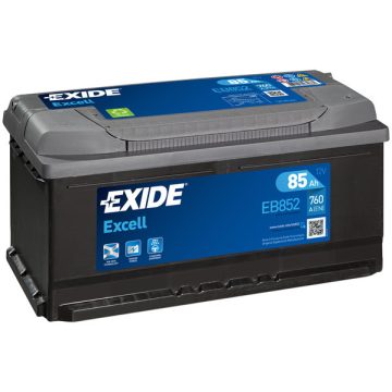 EXIDE Excell EB852 12V 85Ah 760A Jobb+ akkumulátor
