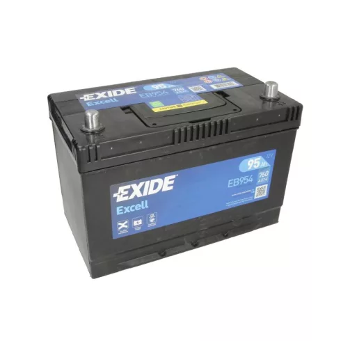 Exide Excell EB954 12V 95Ah 720A Jobb+ akkumulátor