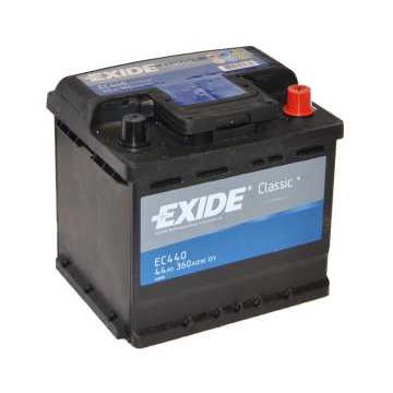 Exide Classic EC440 12V 44Ah 360A Jobb+ akkumulátor