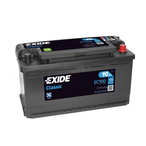 EXIDE Classic EC900 12V 90Ah  720A Jobb+ akkumulátor