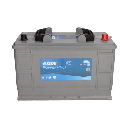 EXIDE Power Pro 12V 120Ah/870A teherautó akkumulátor Jobb+ EF1202